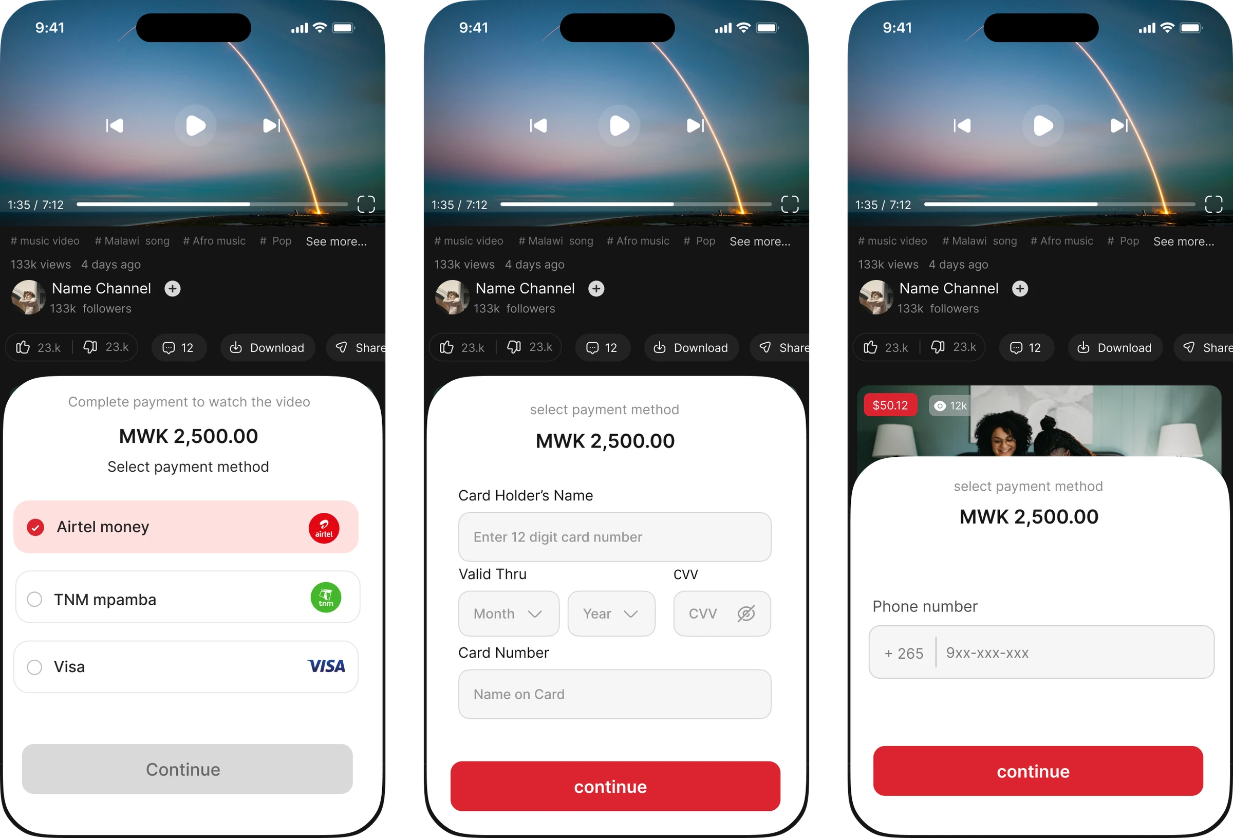 Akometsi Payment Options