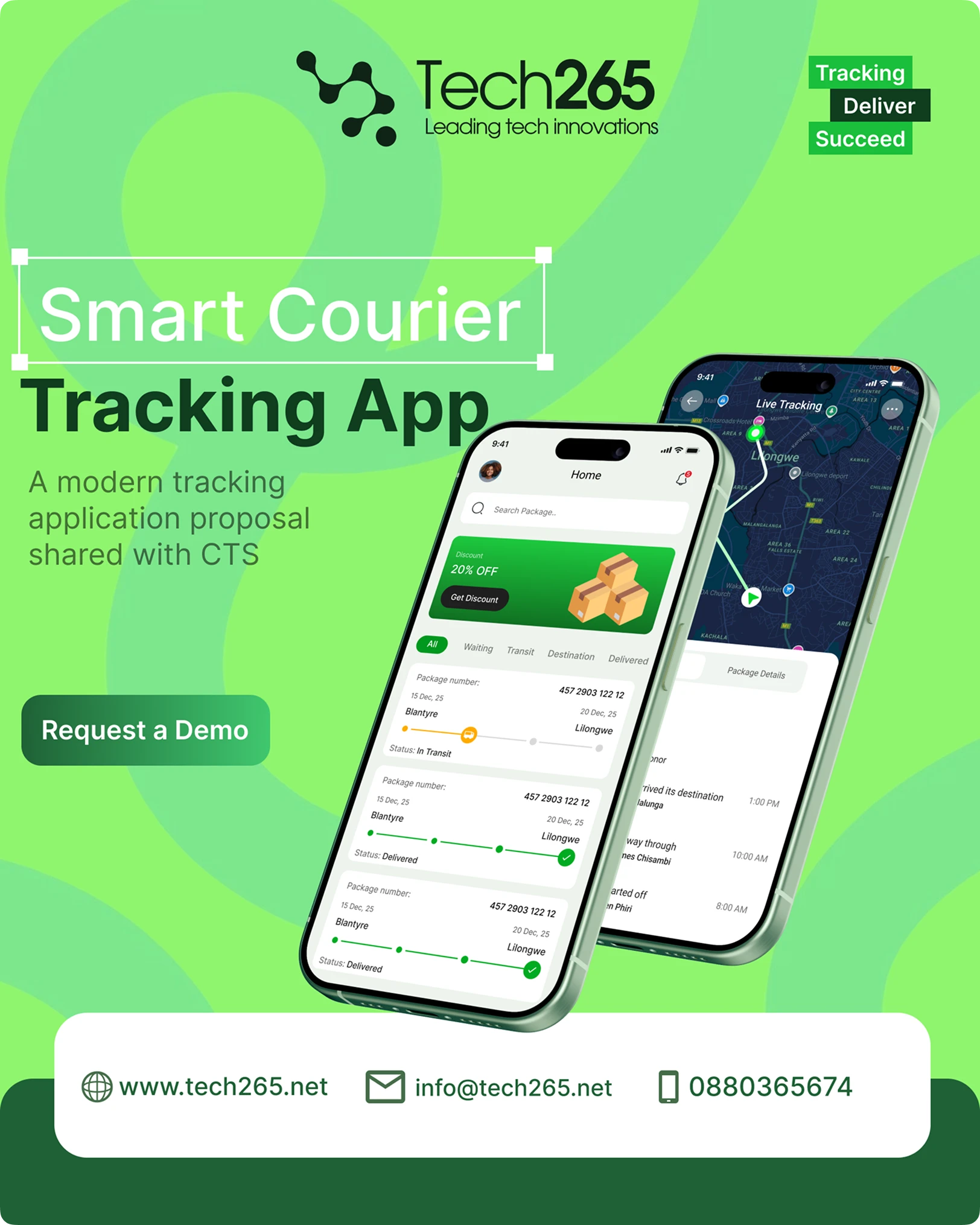 Courier App Poster